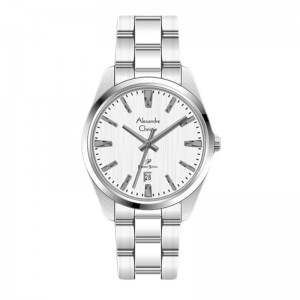 Alexandre Christie AC 1035 Silver White Lady Steel LDBSSSL